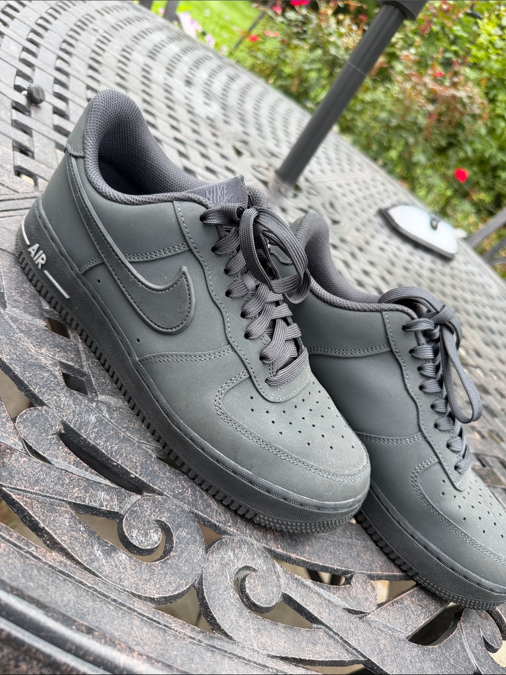Nike Men’s Air Force 1 Low Top Sneakers - bomber grey